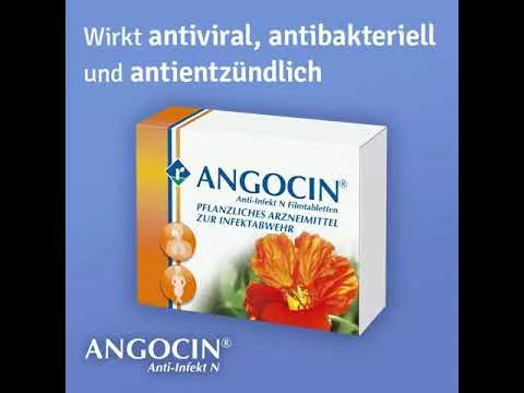 Video om ANGOCIN Anti-infektion N filmovertrukne tabletter, 100 stk