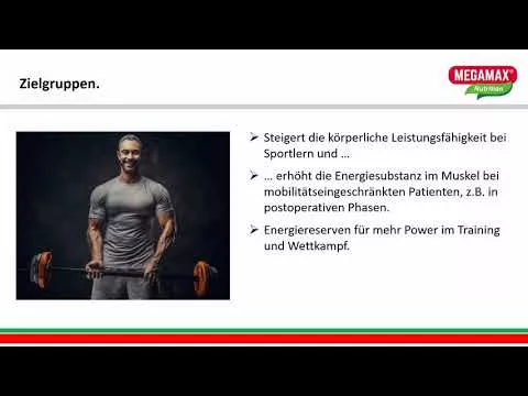 Video om Kreatinmonohydrat 100% Mega, 500 g