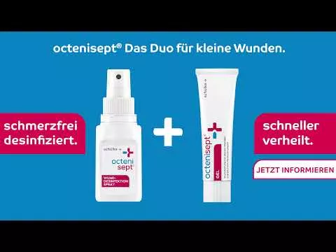 Video om Octenisept sårdesinfektionsspray med spraypumpe, 50 ml