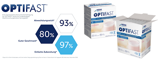 OPTIFAST Drikkejordbærpulver, 8X55 g