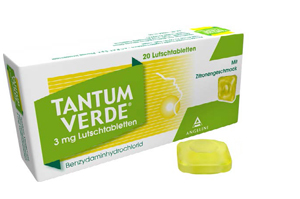 TANTUM VERDE 3 mg sugetabletter med citronsmag, 20 stk