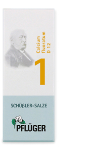 BIOCHEMIE Pflüger 1 Calcium fluoratum D 12 tabletter, 1000 stk
