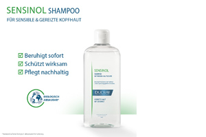 DUCRAY SENSINOL Shampoo med fysiologisk hudbeskyttelse, 400 ml