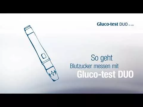 Video om Gluco Test Duo teststrimler, 50 stk