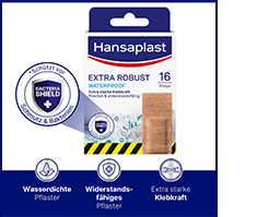 HANSAPLAST Ekstra robuste, vandtætte gipslister, 16 stk