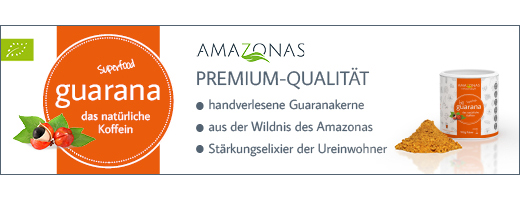 GUARANA BIO Rent pulver, 100 g
