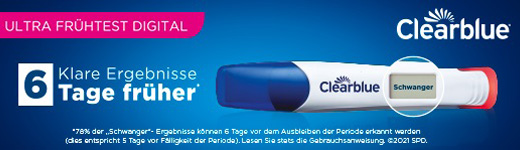CLEARBLUE Graviditetstest Ultra Early Test digital, 2 stk
