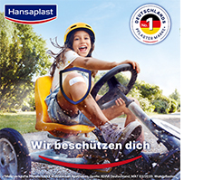 HANSAPLAST Elastiske plastre 8 cmx1 m, 1 stk