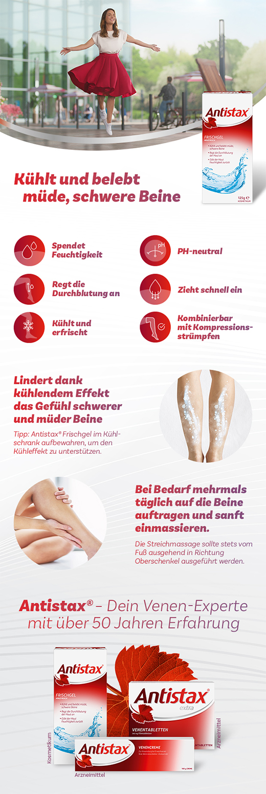 ANTISTAX Frisk gel, 125 ml