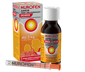 NUROFEN Junior feber og smerte juice jord.40 mg/ml, 100 ml