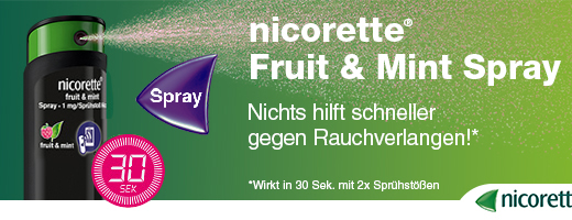 NICORETTE Frugt & Mynte Spray 1 mg/spray NFC, 1 stk