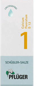 BIOCHEMIE Pflüger 1 Calcium fluoratum D 12 dråber, 30 ml