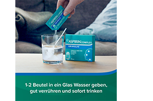 ASPIRIN COMPLEX Btl.w.Gran.z.Herst.e.Susp.z.Einn., 20 stk