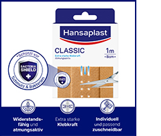 HANSAPLAST Klassisk gips 8 cm x 1 m, 1 stk