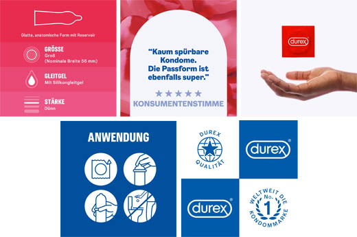 DUREX Sensitive classic kondomer, 20 stk