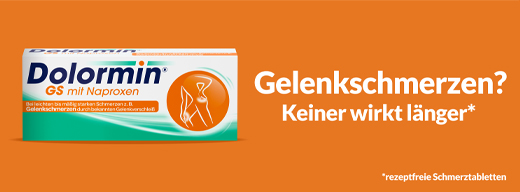 DOLORMIN GS med Naproxen-tabletter, 20 stk