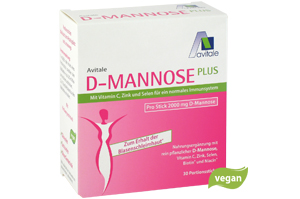 D-MANNOSE PLUS 2000 mg tabletter med vitaminer og mineraler, 120 stk
