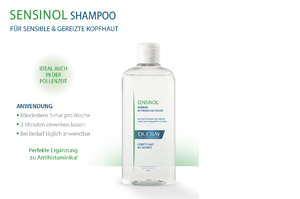 DUCRAY SENSINOL Shampoo med fysiologisk hudbeskyttelse, 400 ml