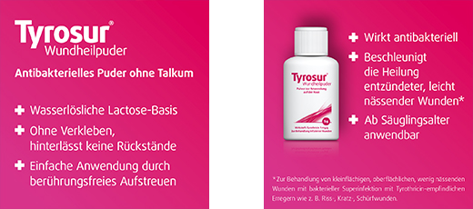 TYROSUR Sårhelingspulver, 20 g