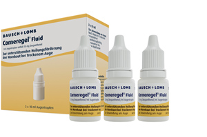 CORNEREGEL Væske øjendråber, 3X10 ml