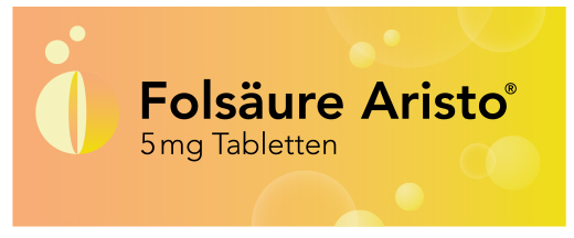 FOLSÄURE ARISTO 5 mg tabletter, 100 stk