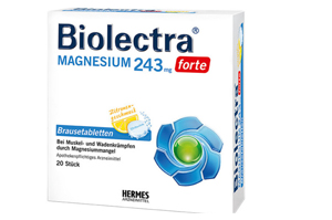 BIOLECTRA Magnesium 243 mg forte citron tabletter, 60 stk