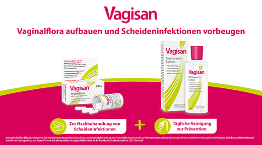 VAGISAN ProbioFlora mælkesyrebakterier vaginalkapsler, 8 stk
