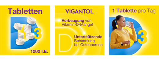 VIGANTOL 1.000 I.U. D3-vitamin-tabletter, 200 kapsler