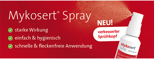 MYKOSERT Spray til hud og fodsvamp, 30 ml