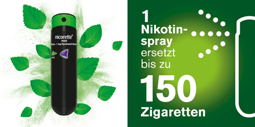 NICORETTE Mintspray 1 mg/spray, 2 stk