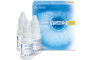 VISMED lette øjendråber, 3X15 ml