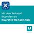 IBU-LYSIN 1A Pharma 400 mg filmovertrukne tabletter, 50 stk