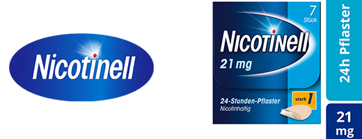 NICOTINELL 21 mg/24-timers plaster 52,5 mg, 7 stk
