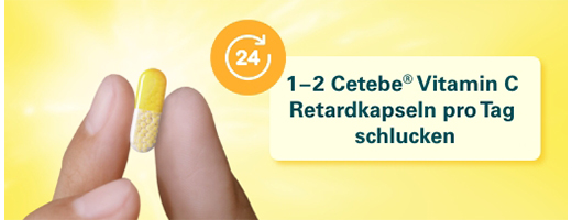 CETEBE C-vitamin kapsler med forlænget frigivelse 500 mg, 60 stk