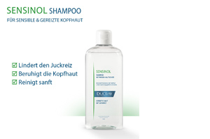 DUCRAY SENSINOL Shampoo med fysiologisk hudbeskyttelse, 400 ml