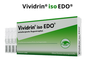 VIVIDRIN iso EDO antiallergiske øjendråber, 30X0,5 ml