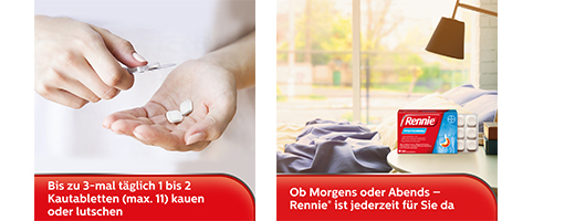 RENNIE Tyggetabletter, 96 stk