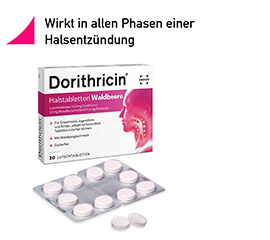 DORITHRICIN Halspastiller vilde bær, 40 stk