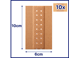 HANSAPLAST Klassisk gips 6 cmx1 m, 1 stk