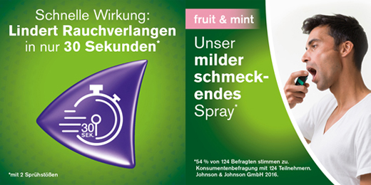 NICORETTE Frugt & Mint Spray 1 mg/spray NFC, 2 stk