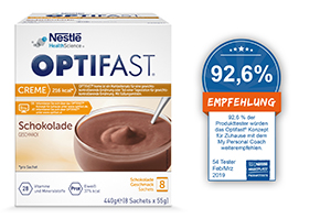 OPTIFAST Flødechokoladepulver, 8X55 g