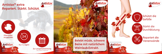 ANTISTAX ekstra venetabletter, 180 stk