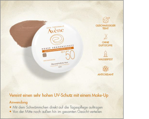 AVENE Kompakt solcreme SPF 50 guld, 10 g