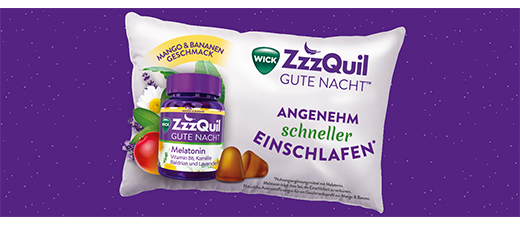 WICK ZzzQuil Good Night Mango & Banan, 60 stk