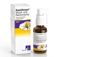 KAMILLOSAN Mund- og halsspray, 30 ml