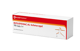 DICLOFENAC AL Smertegel 10 mg/g, 100 g