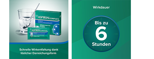 ASPIRIN COMPLEX Btl.w.Gran.z.Herst.e.Susp.z.Einn., 20 stk