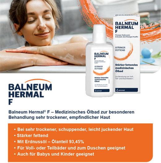 BALNEUM Hermal F flydende badeadditiv, 200 ml