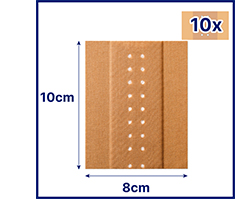 HANSAPLAST Klassisk gips 8 cm x 1 m, 1 stk