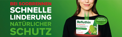 REFLUTHIN mod halsbrand tyggetabletter frugt, 48 stk